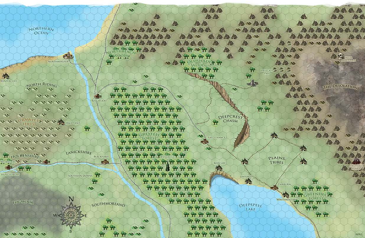 Holdsenshire Map